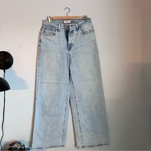 Madewell Super Wide Leg Jeans Size 30 NWOT